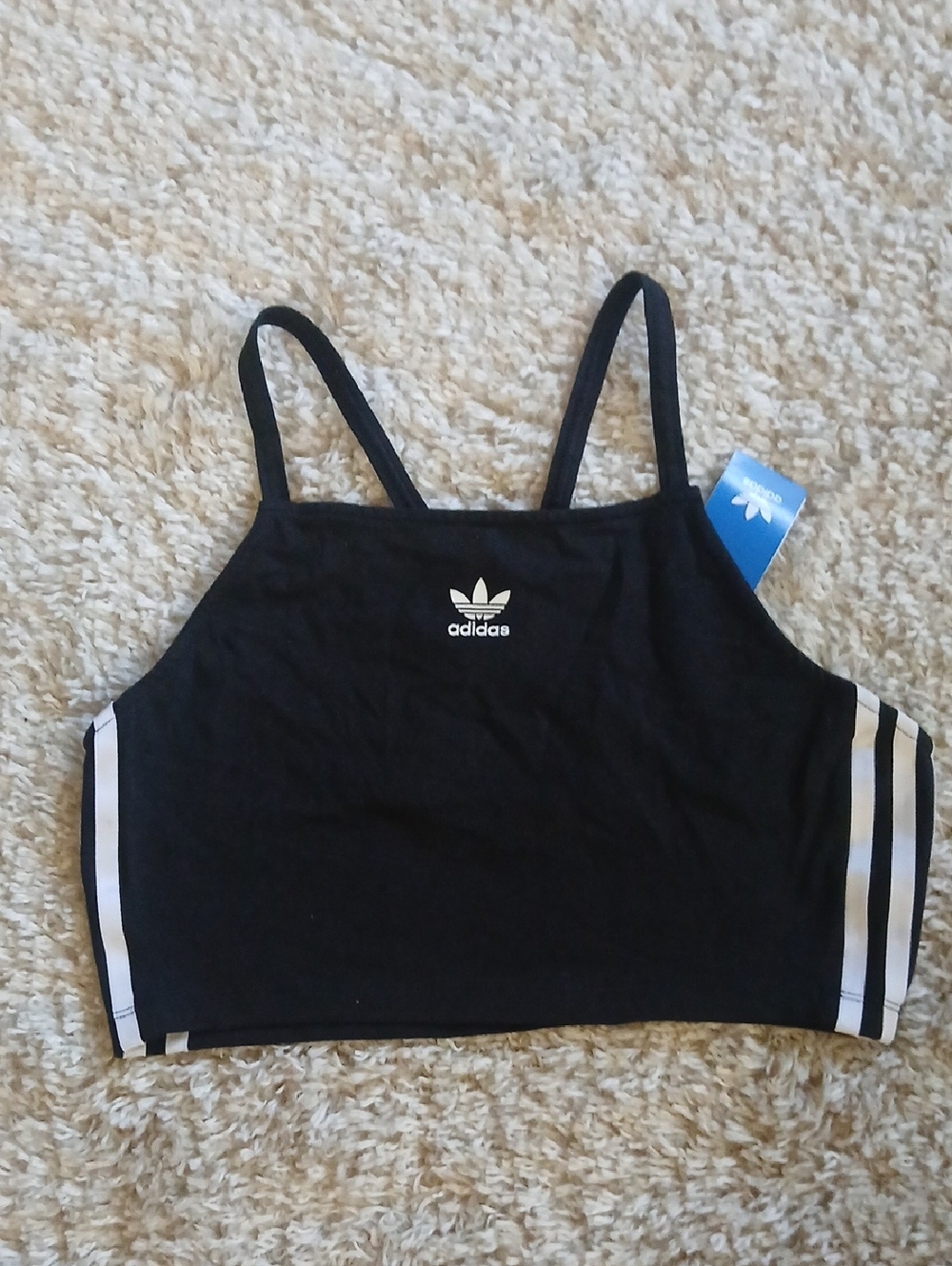 NWT ADIDAS HALTER CROP TOP